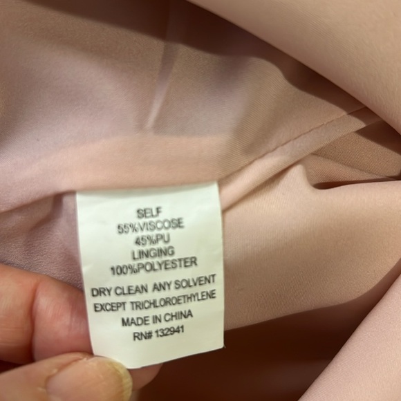 Amanda Uprichard Dusty Rose Pasadena Faux Leather tank top size medium - Picture 9 of 9